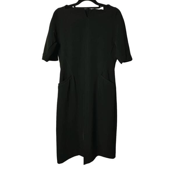 MM Lafleur Dresses & Skirts - MM Lafleur Dress Sheath Mini Pockets WonderTex Stretch Short Sleeve Black 2